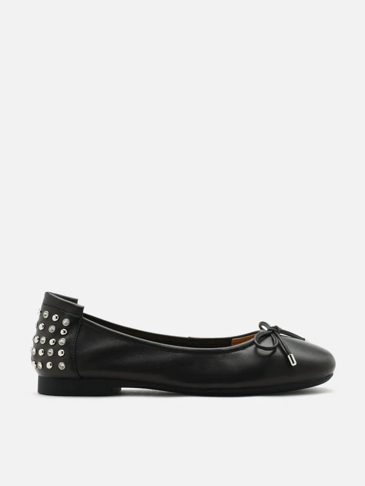 Frances Studded Bow Flats - Image 10
