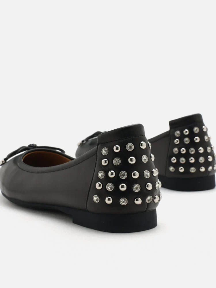 Frances Studded Bow Flats - Image 13