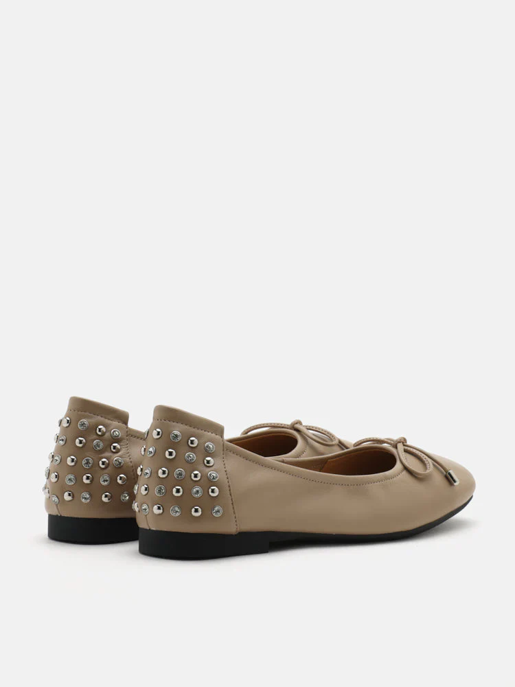 Frances Studded Bow Flats - Image 7