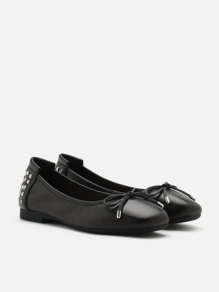 Frances Studded Bow Flats - Image 8
