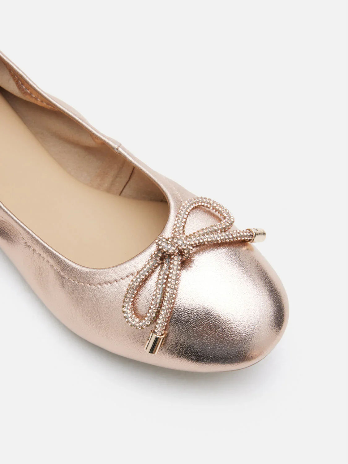 Mara Crystal Bow Ballerinas - Image 11