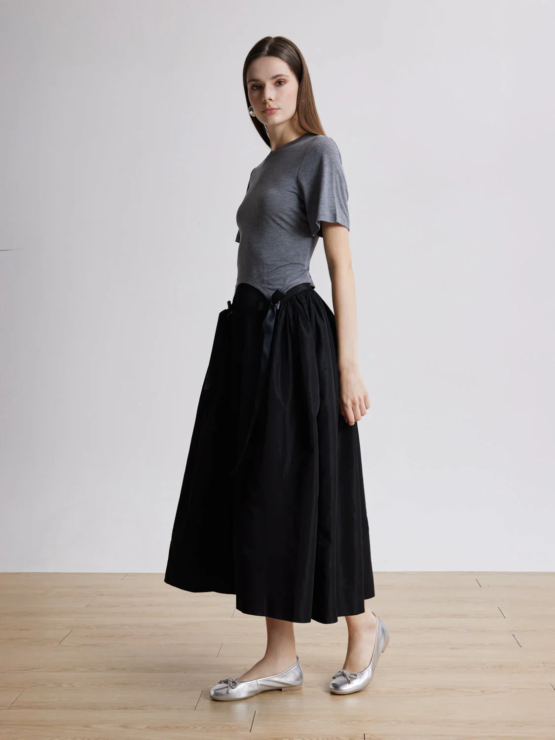 Mara Crystal Bow Ballerinas - Image 6