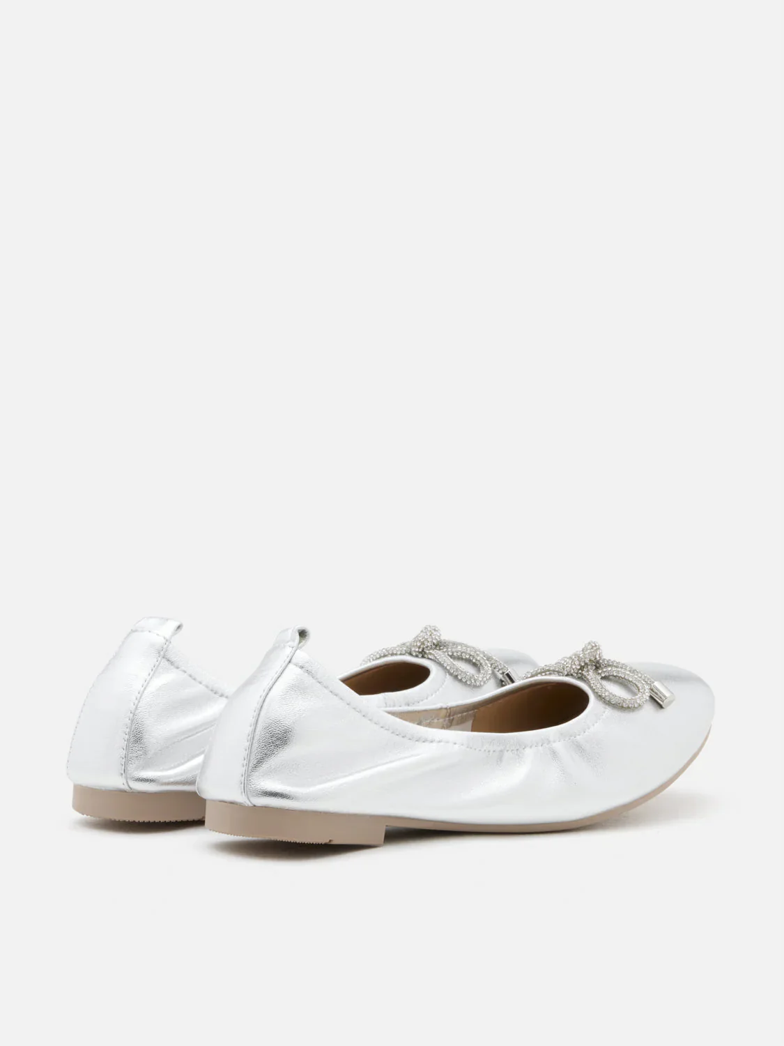 Mara Crystal Bow Ballerinas - Image 8