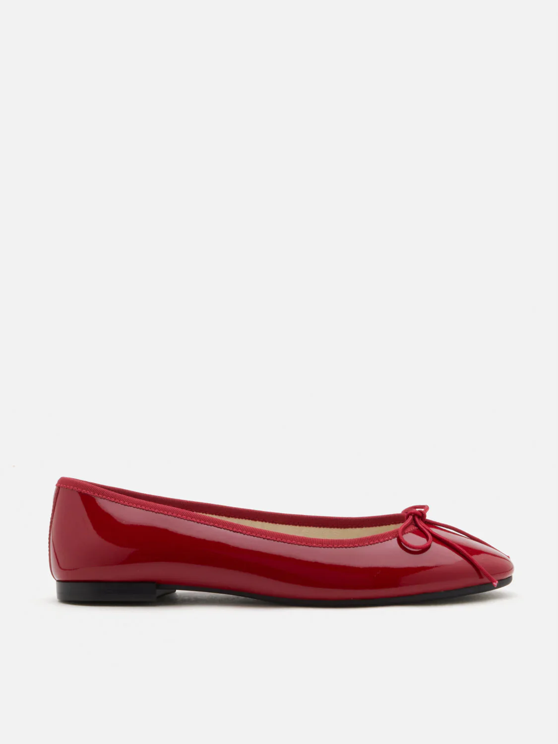 Belmara Bow-Tied Leather Ballet Flats - Image 4