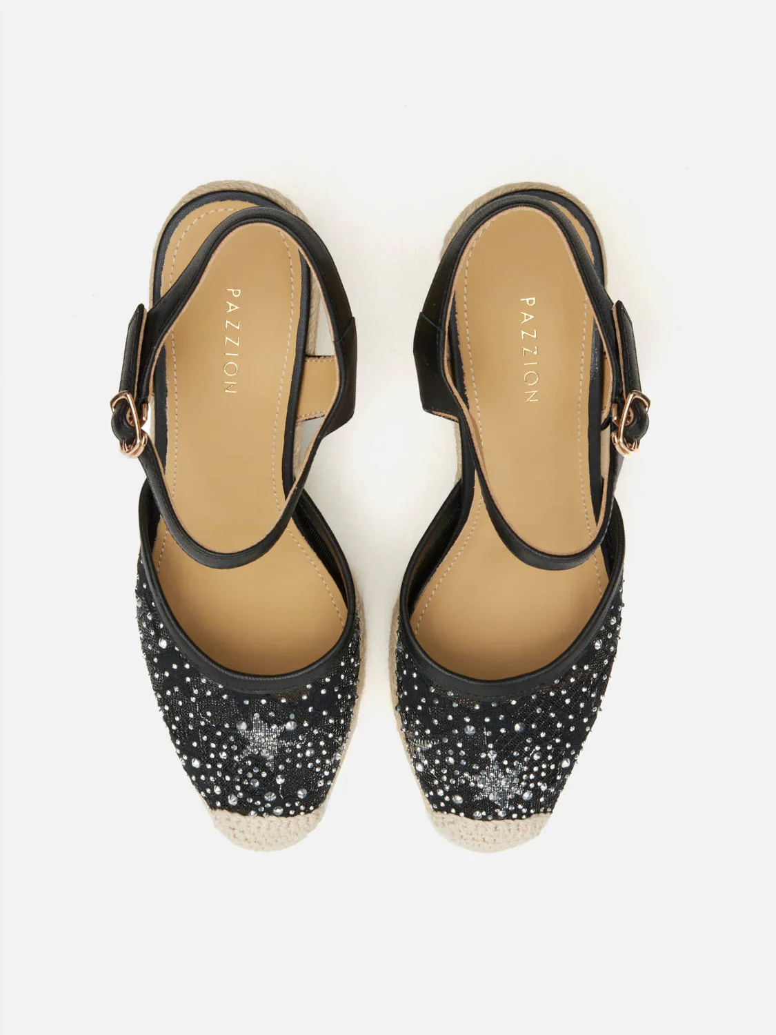 Varianne Crystal Embellished Wedges - Image 13