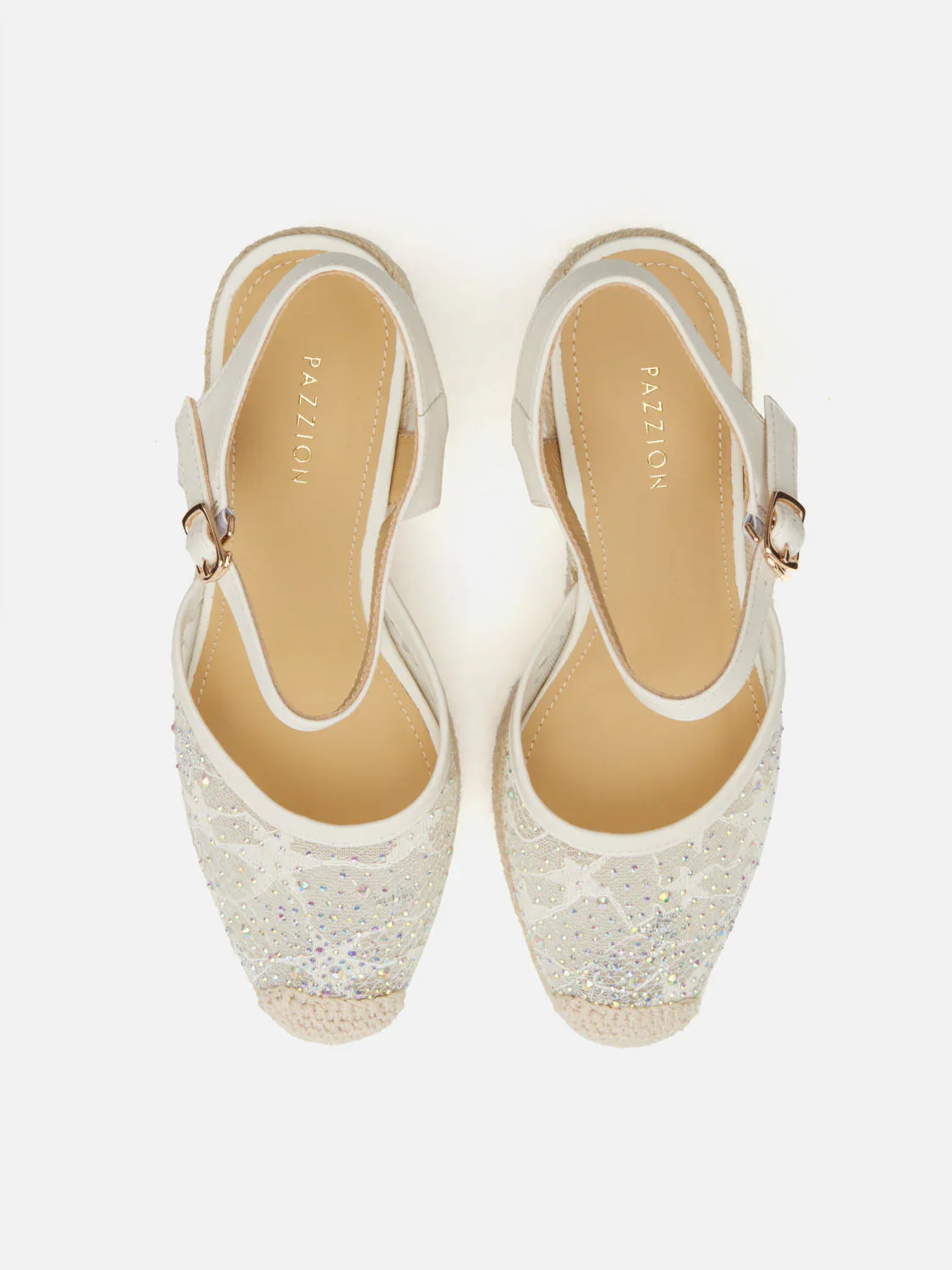Varianne Crystal Embellished Wedges - Image 4