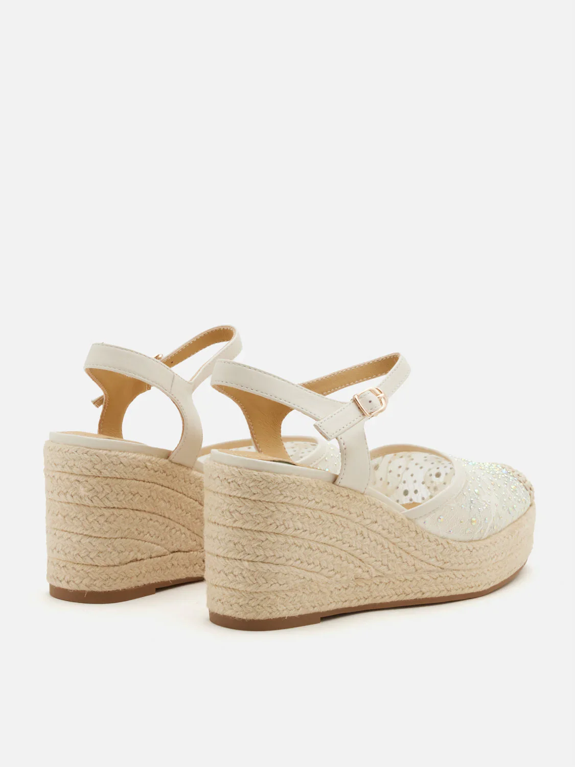 Varianne Crystal Embellished Wedges - Image 7