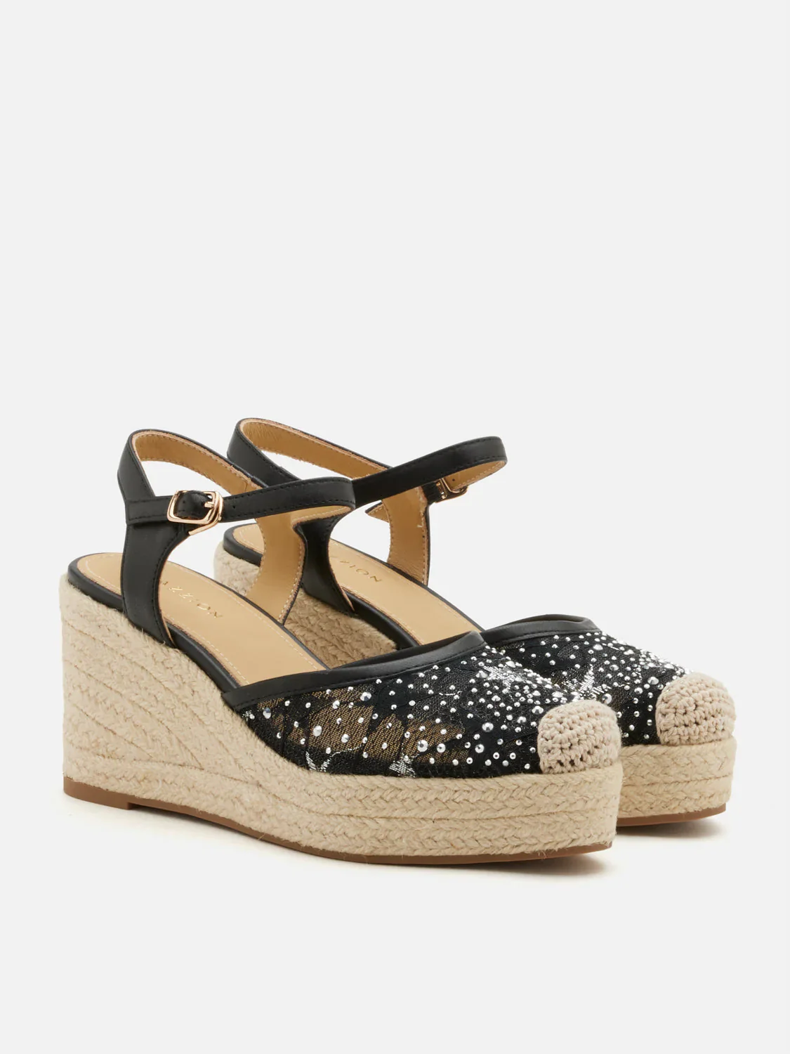 Varianne Crystal Embellished Wedges - Image 8