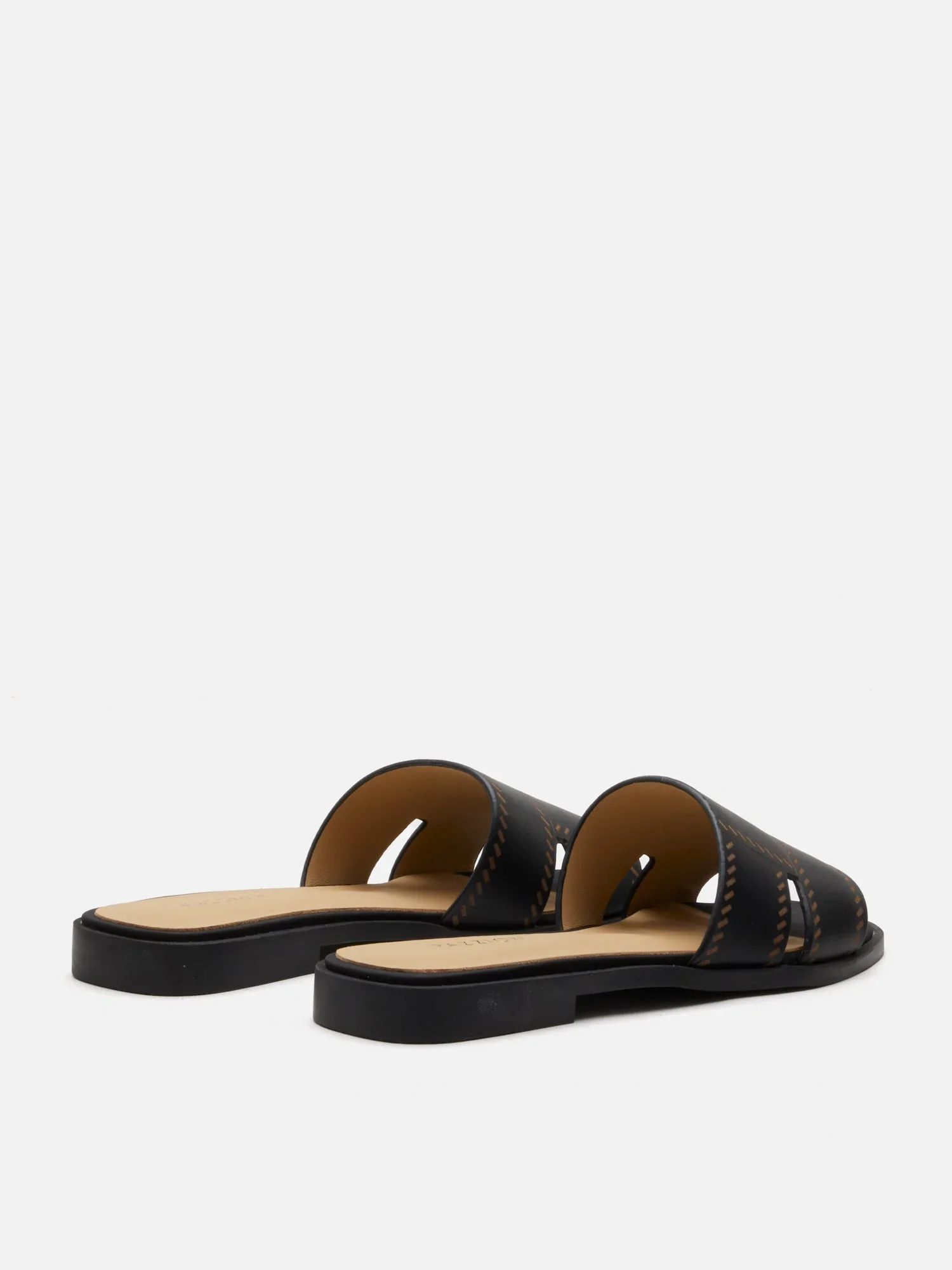 Alouette Woven Leather Slides - Image 14