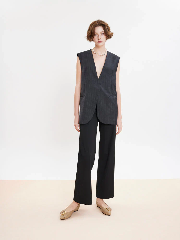 Megan Buckle Pointed Toe Flats - Image 5