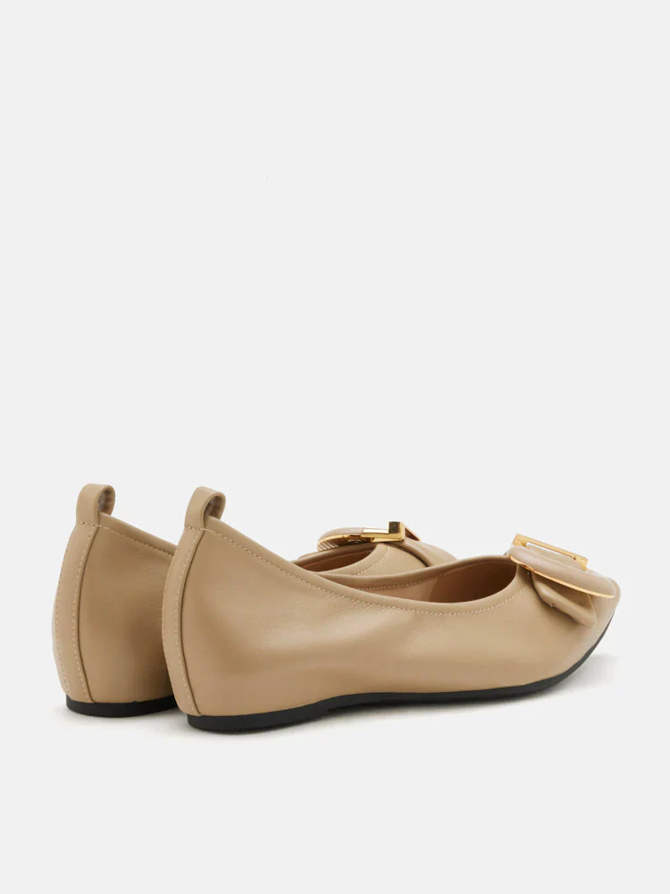 Megan Buckle Pointed Toe Flats - Image 7