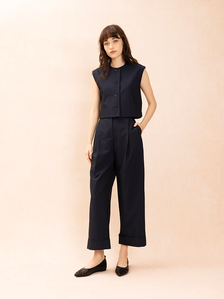 Rylee Ruched Detail Covered Flats - Image 11