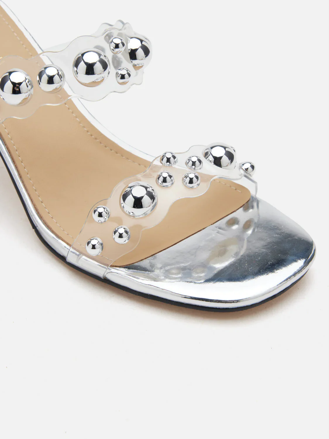 Greylisse Pearl Encrusted Sandal Heels - Image 10