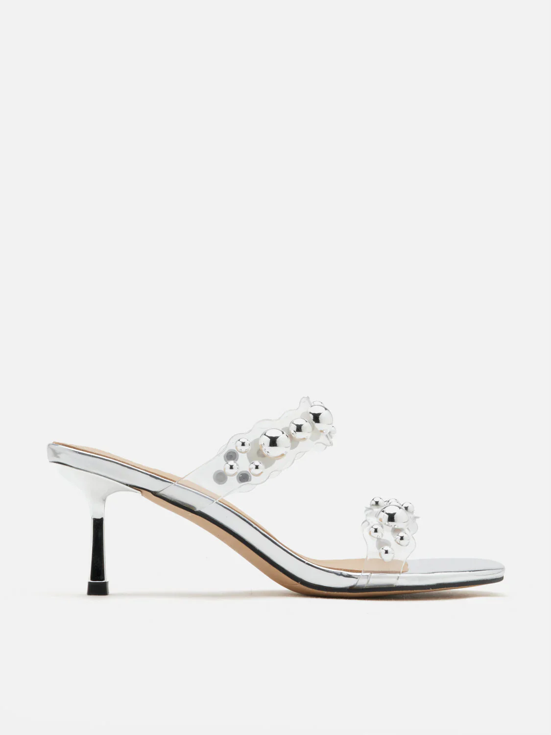 Greylisse Pearl Encrusted Sandal Heels - Image 11