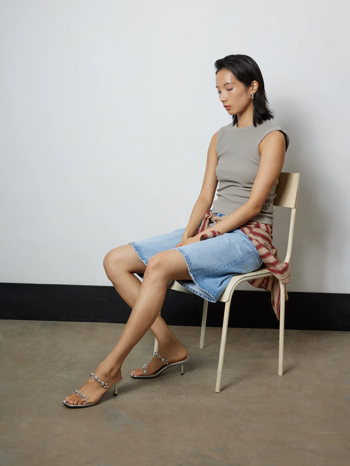 Greylisse Pearl Encrusted Sandal Heels - Image 12