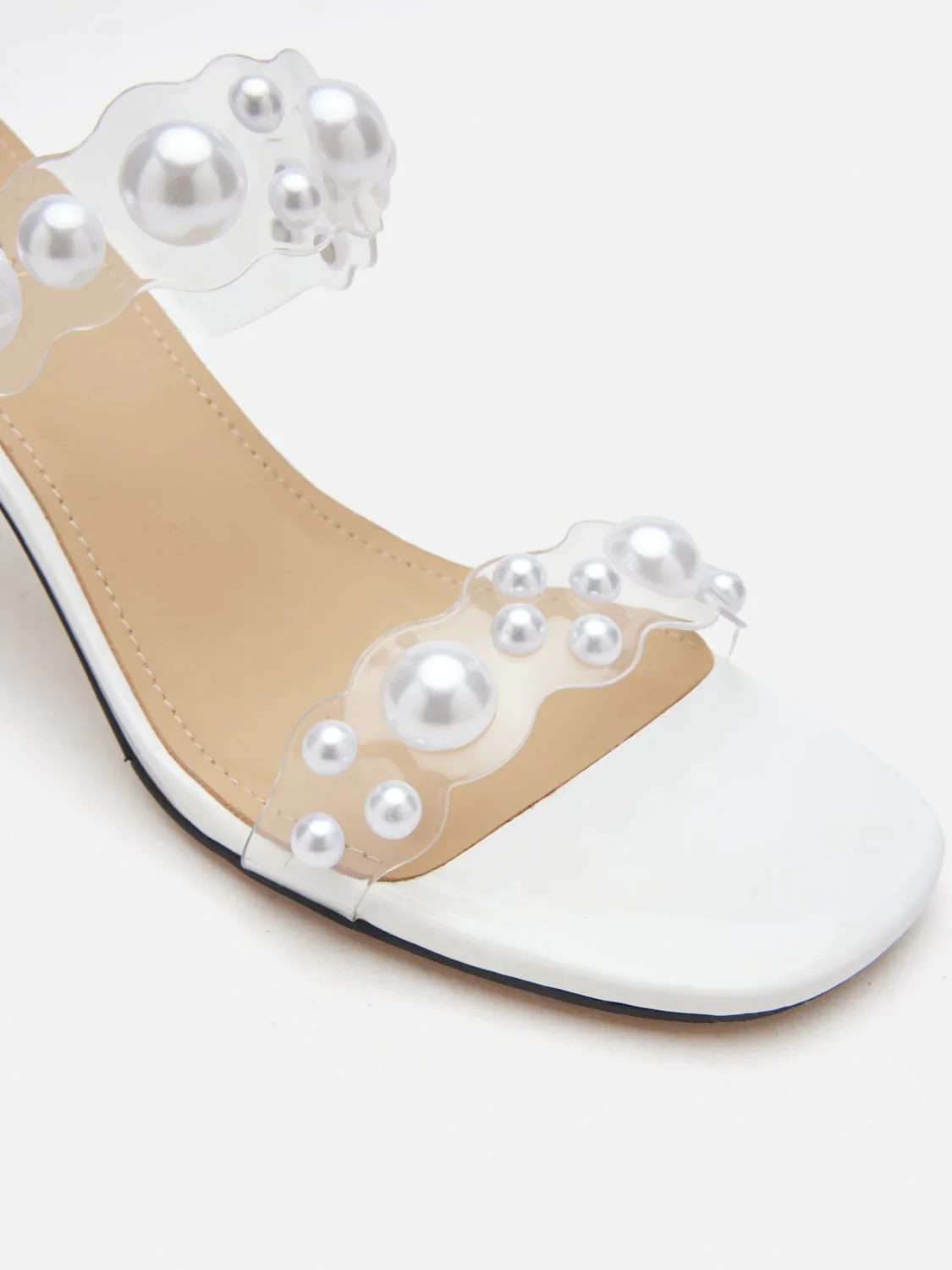 Greylisse Pearl Encrusted Sandal Heels - Image 3