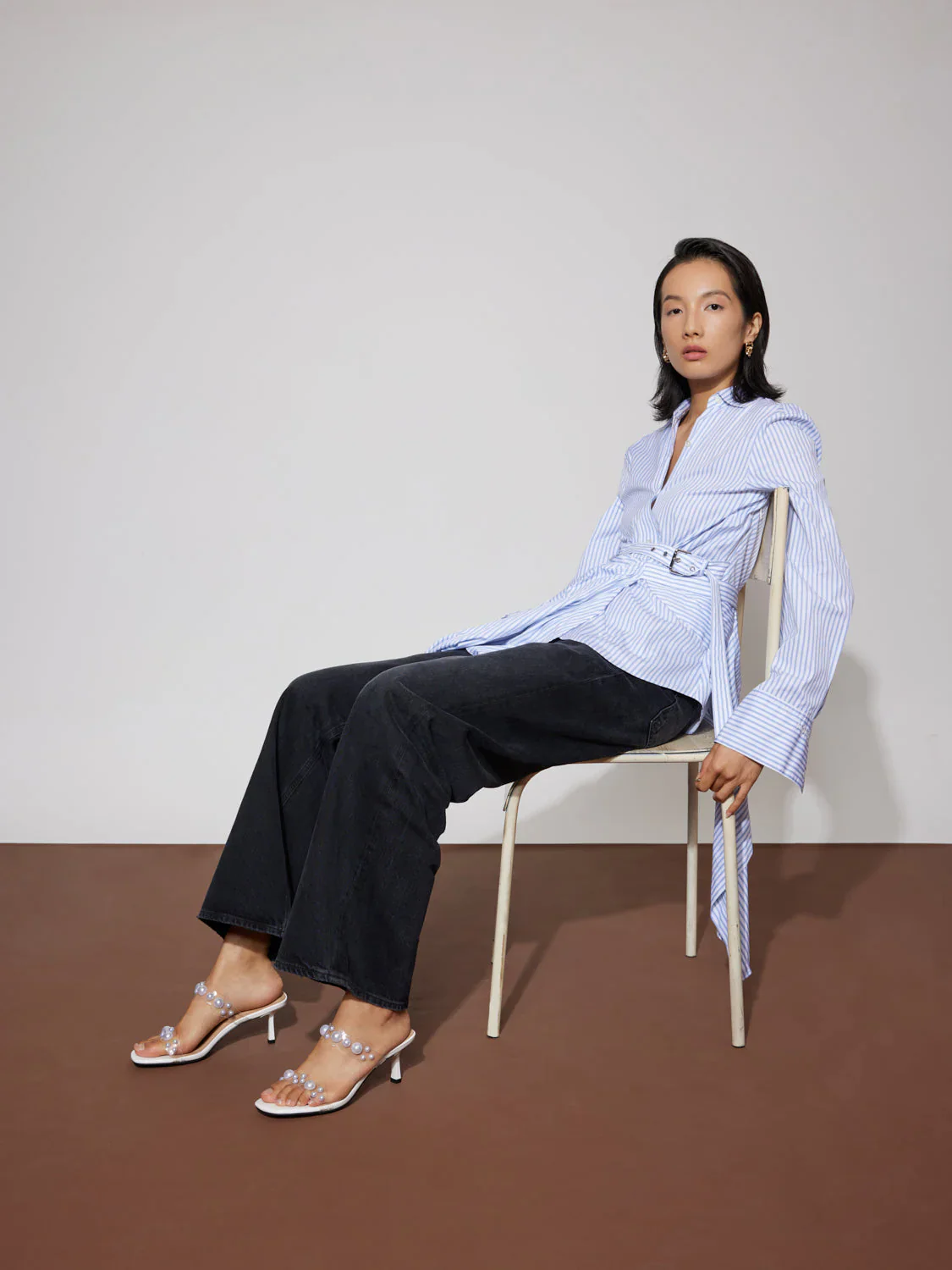 Greylisse Pearl Encrusted Sandal Heels - Image 5