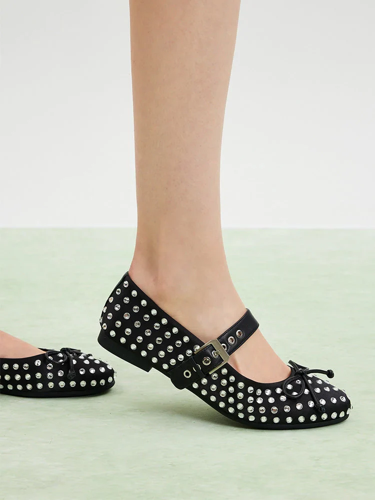 Wisteria Studded Buckled Mary Janes - Image 11