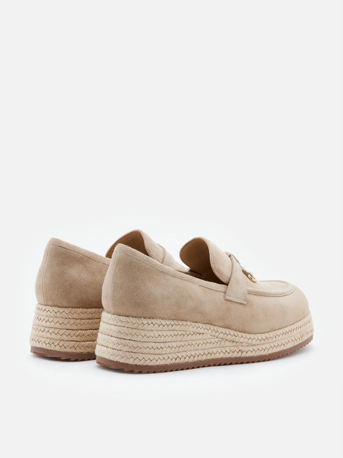 Phoenix Knot Detail Suede Espadrille Wedges - Image 8