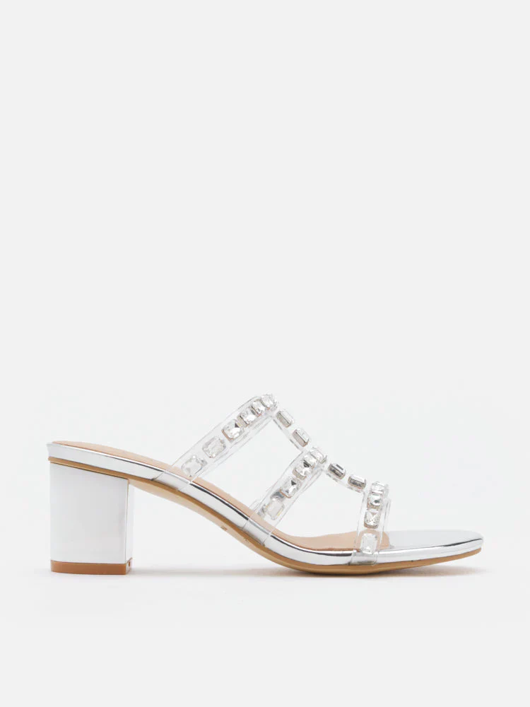 Miuccia Diamante Embellished Block Heel Sandals - Image 11