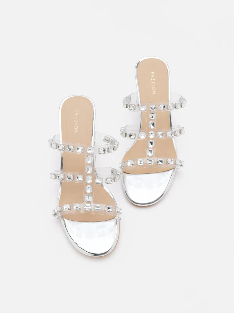 Miuccia Diamante Embellished Block Heel Sandals - Image 13