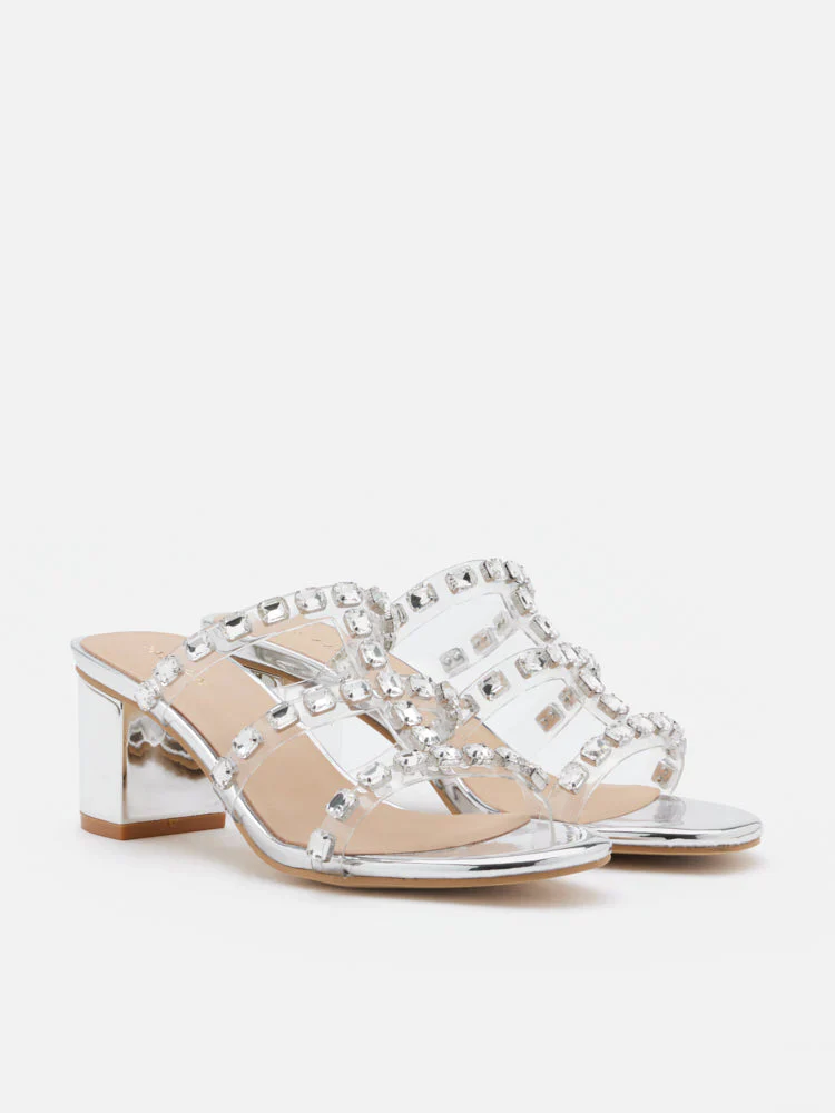 Miuccia Diamante Embellished Block Heel Sandals - Image 8