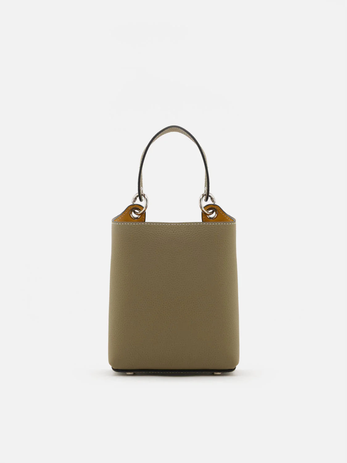 Estelle Leather Mini Bucket Bag - Image 14