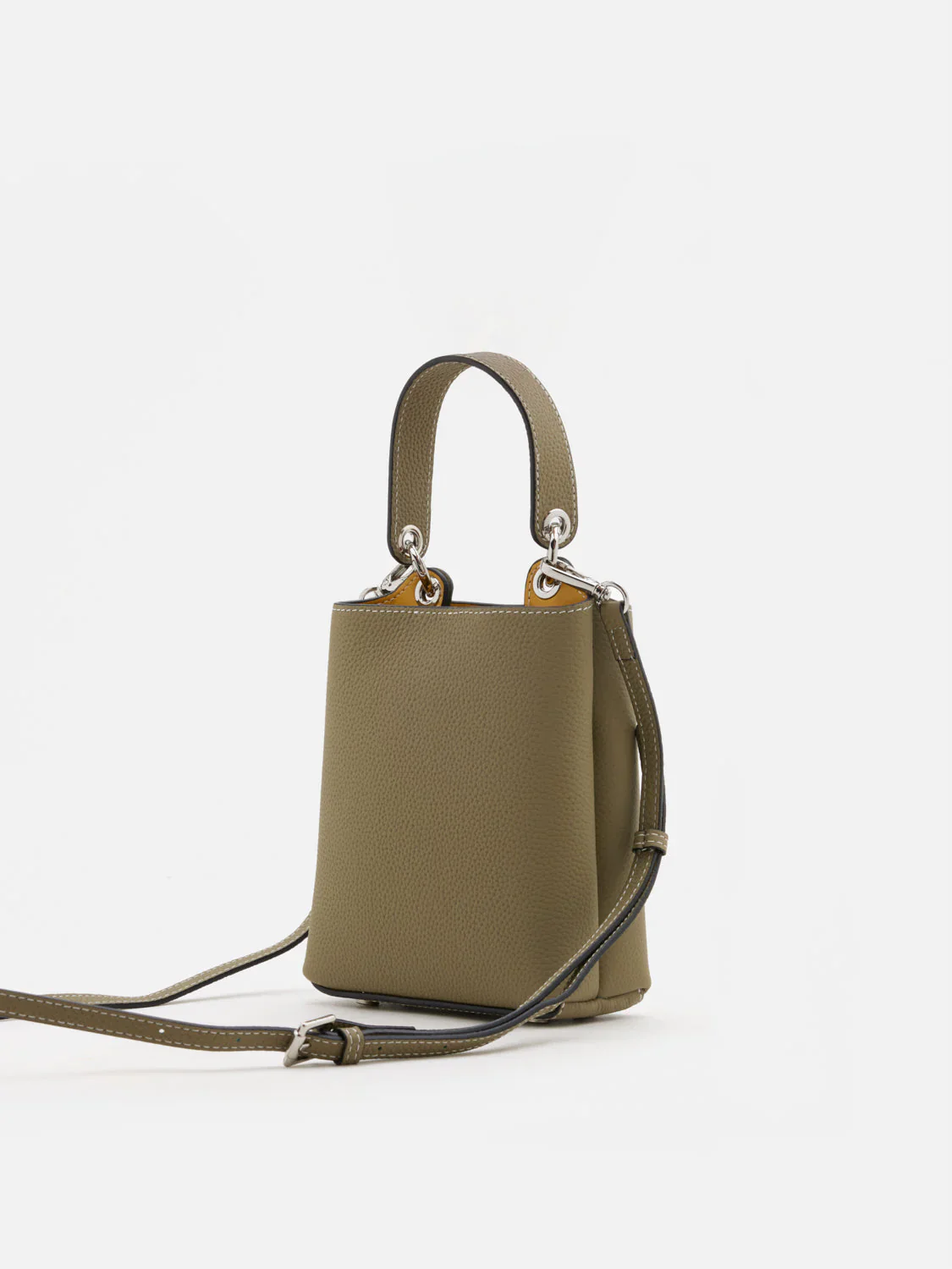 Estelle Leather Mini Bucket Bag - Image 16
