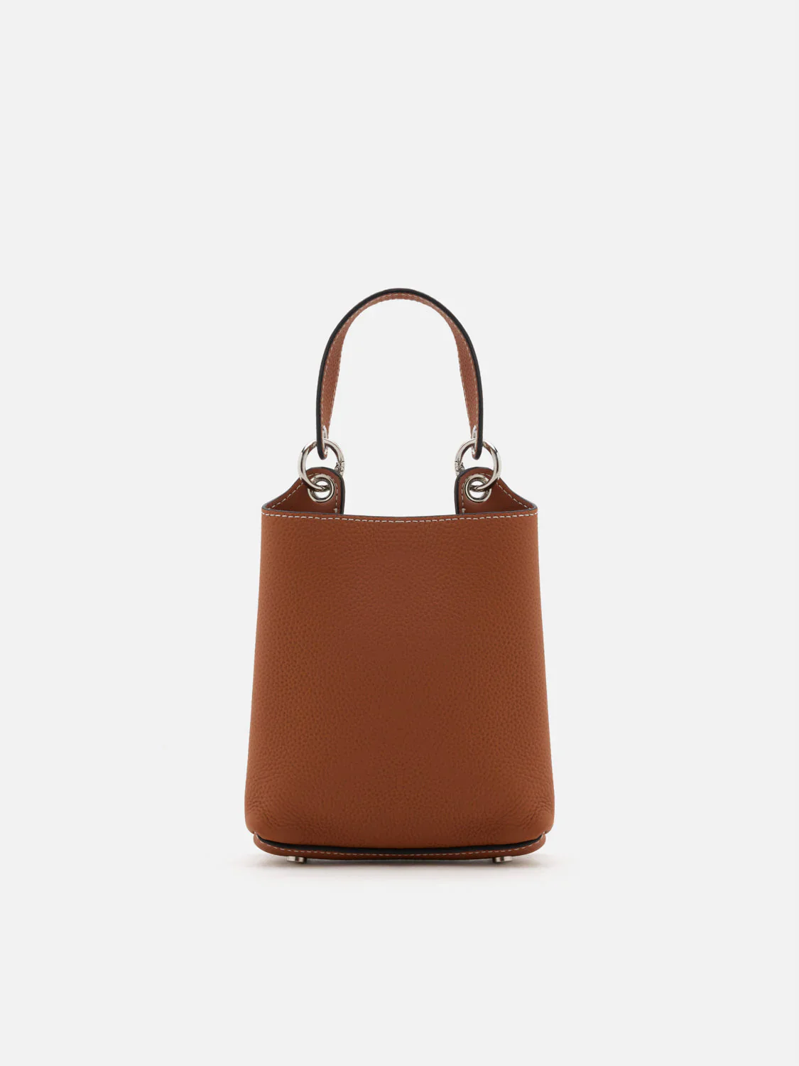 Estelle Leather Mini Bucket Bag - Image 8