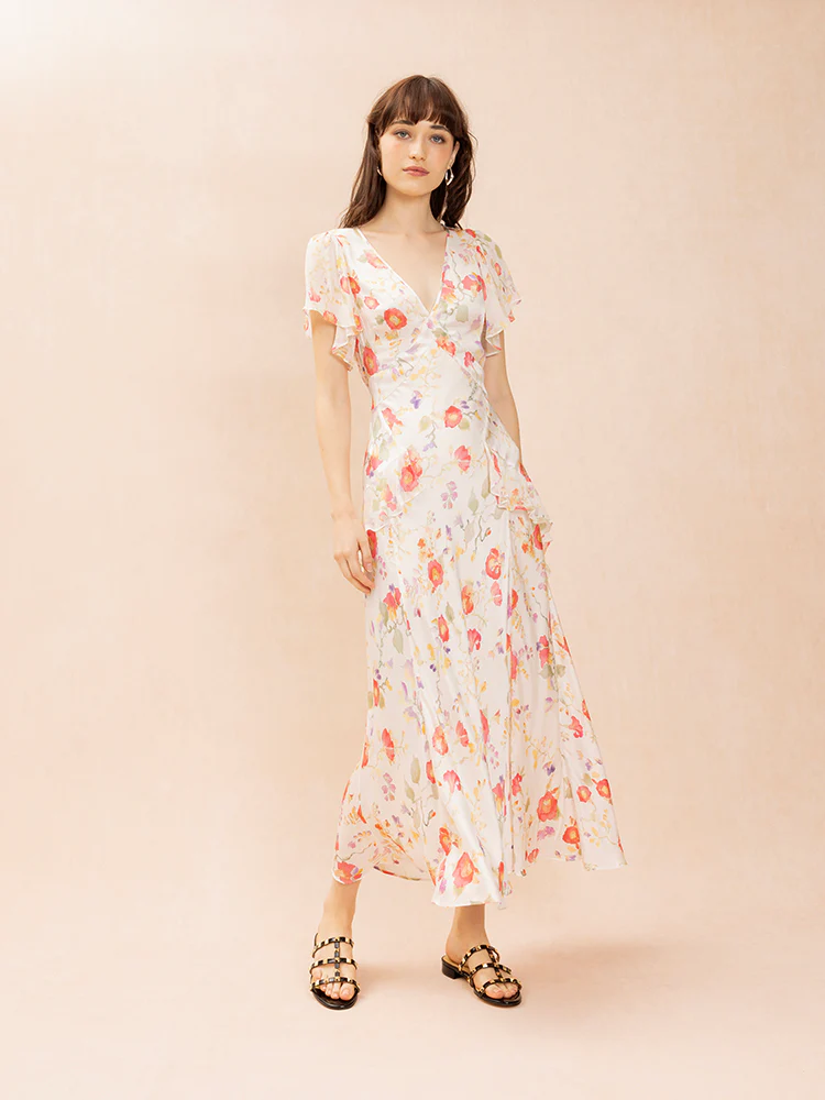 Ingrid Gold Studded Cage Patent Leather Slides - Image 9