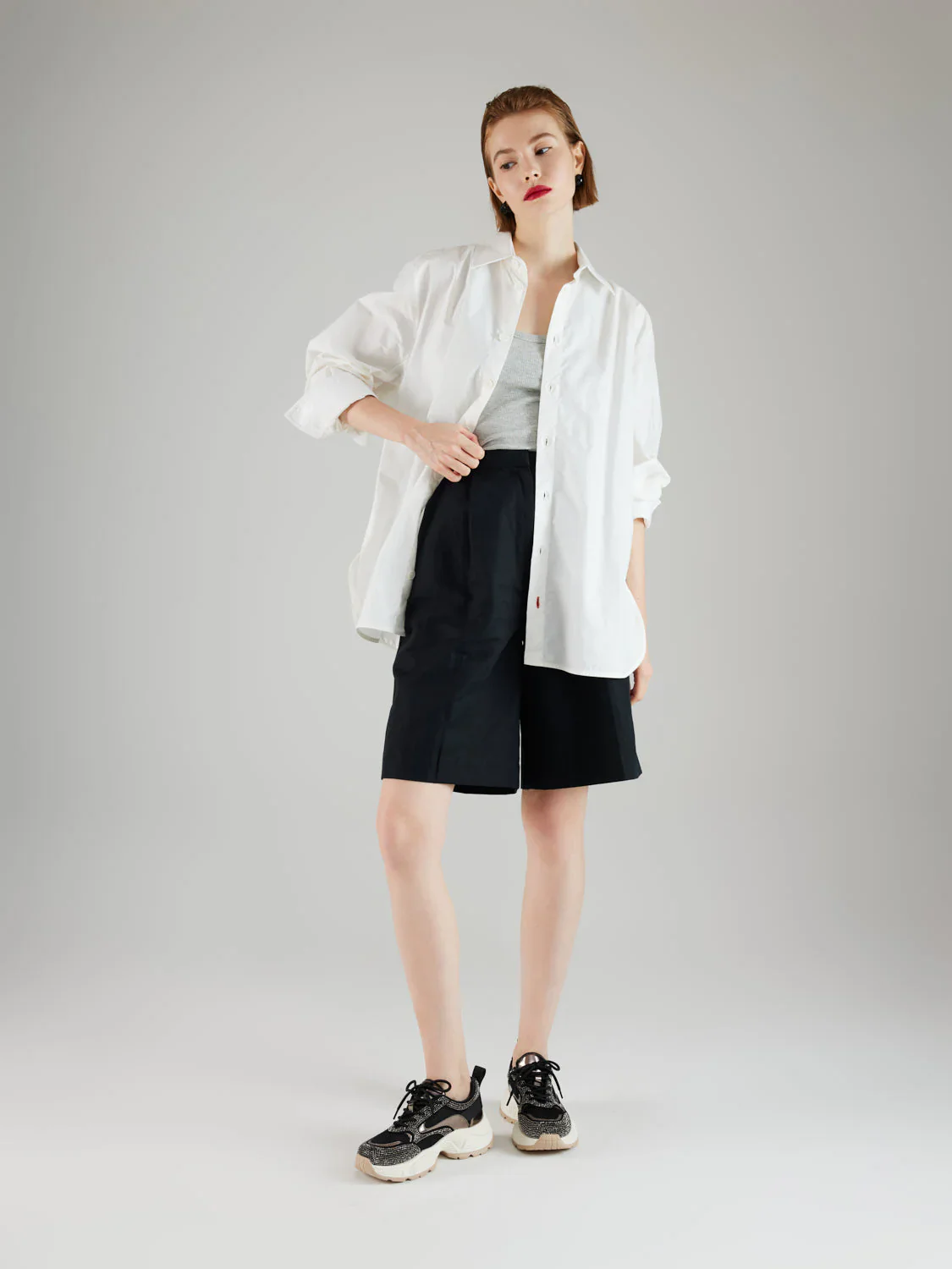 Marivelle Crystal Embellished Mesh Sneakers - Image 15