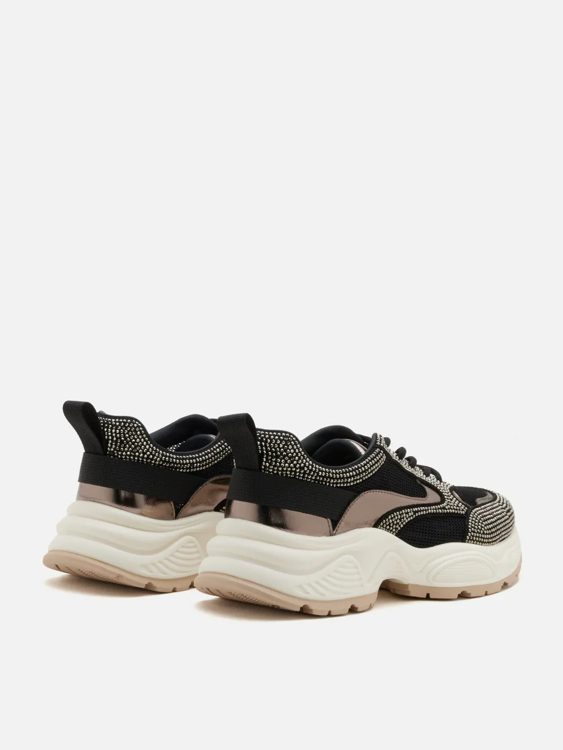 Marivelle Crystal Embellished Mesh Sneakers - Image 16