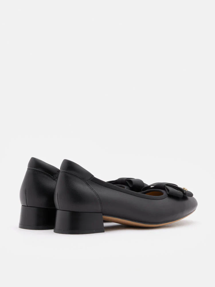 Aurea Two-Tone Bow Low Block Heels - Image 15