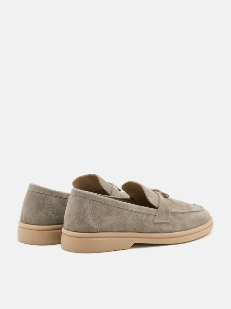 Phoenix Knot Detail Suede Loafers - Image 14