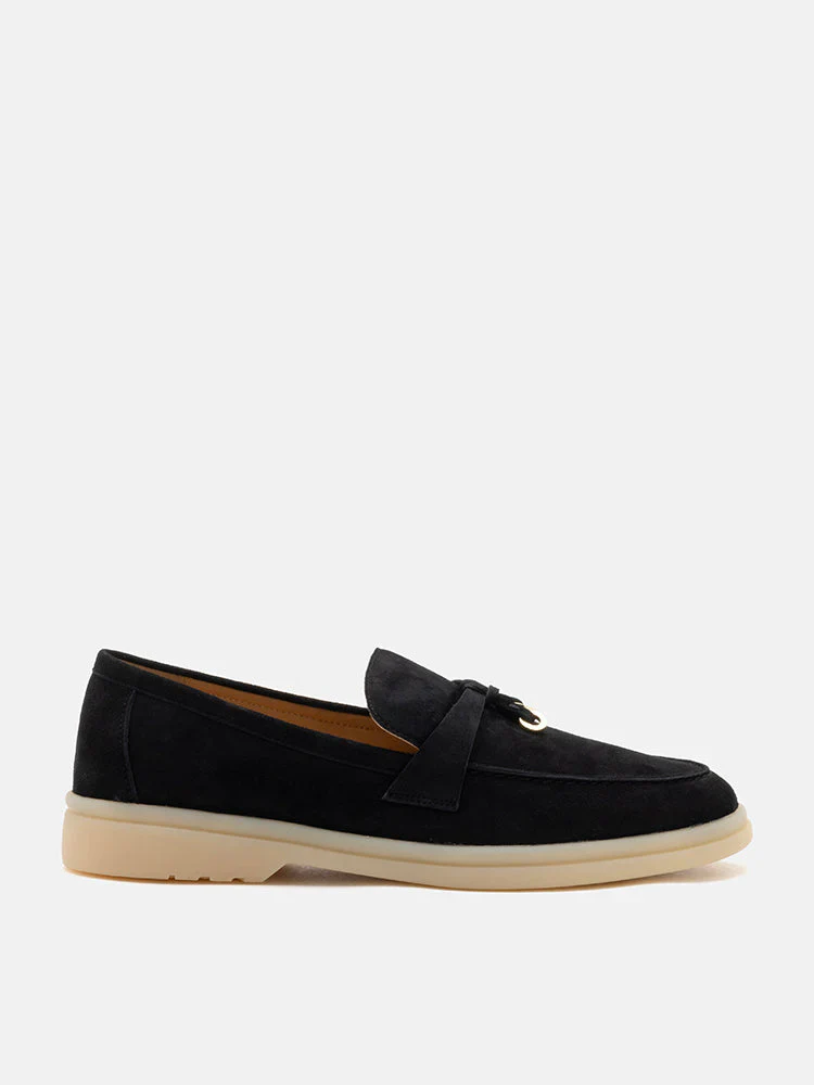 Phoenix Knot Detail Suede Loafers - Image 18