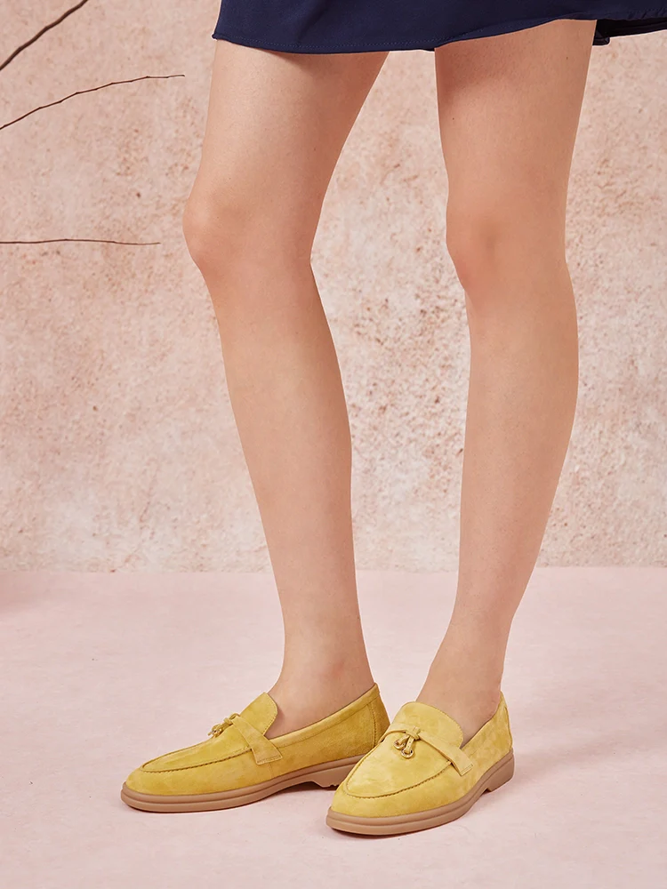 Phoenix Knot Detail Suede Loafers - Image 23