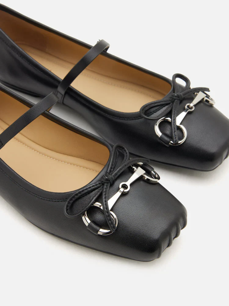 Etta Horsebit Square-Toe Bow Mary Janes - Image 10