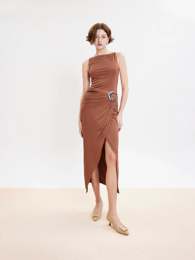 Orelia Square Buckle Pointed Toe Pumps - Image 5