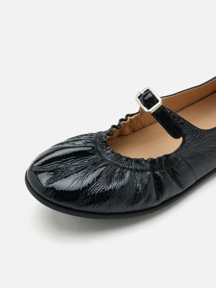 Frieda Ruched Patent Mary Janes - Image 10