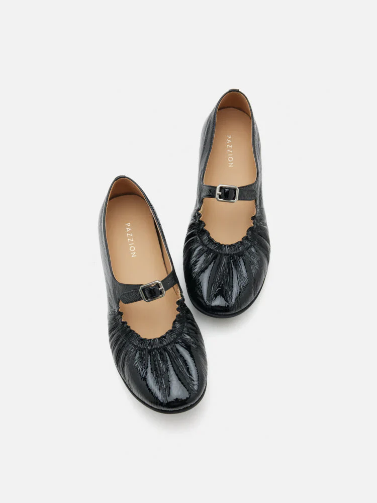 Frieda Ruched Patent Mary Janes - Image 13