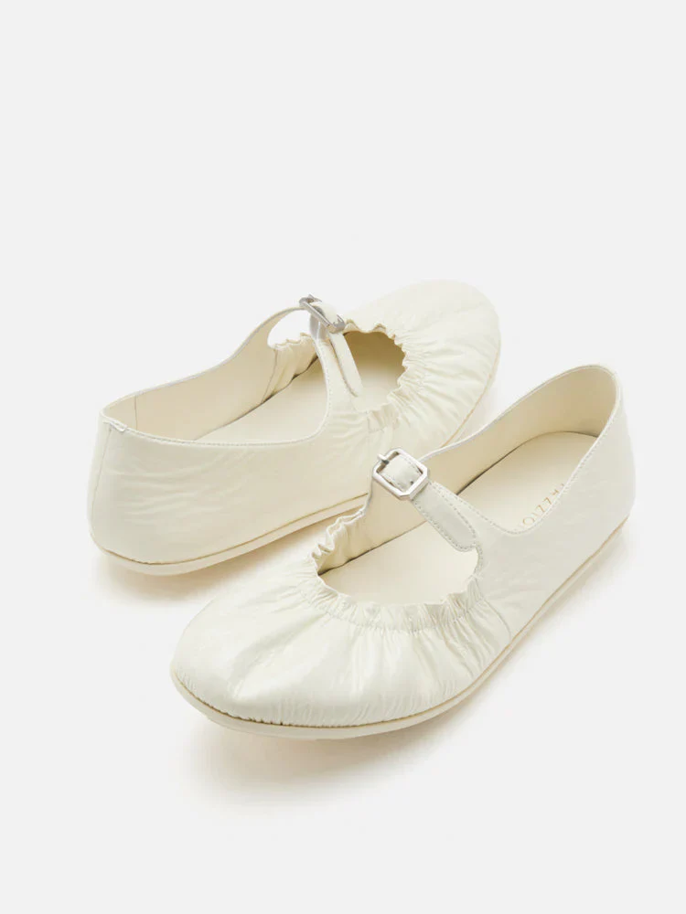 Frieda Ruched Patent Mary Janes - Image 3