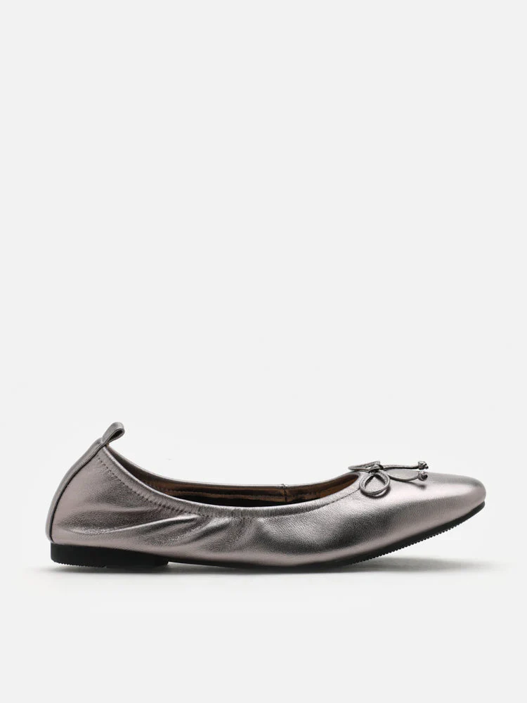 Gia Bow Square Toe Flats - Image 3