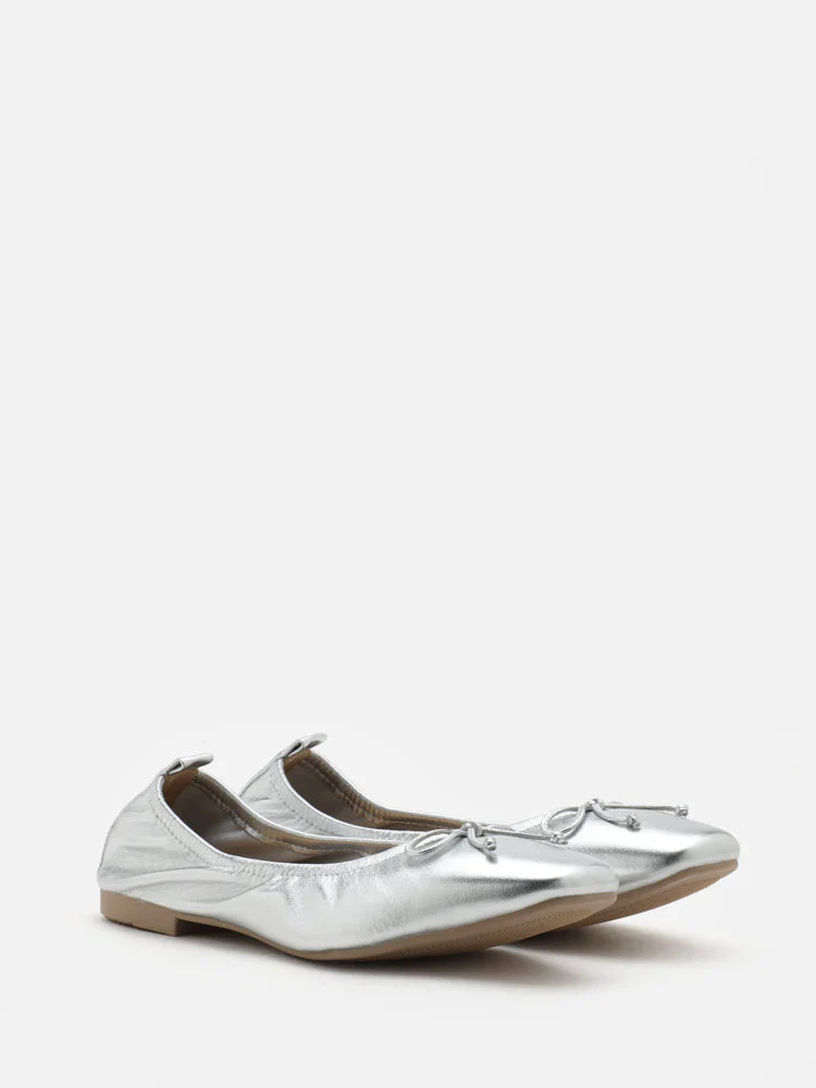 Gia Bow Square Toe Flats - Image 8