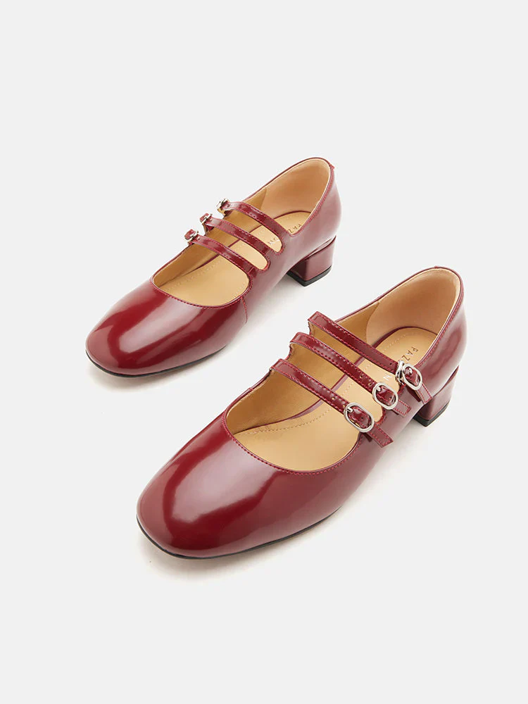 Darina Patent Mary Jane Heels - Image 3