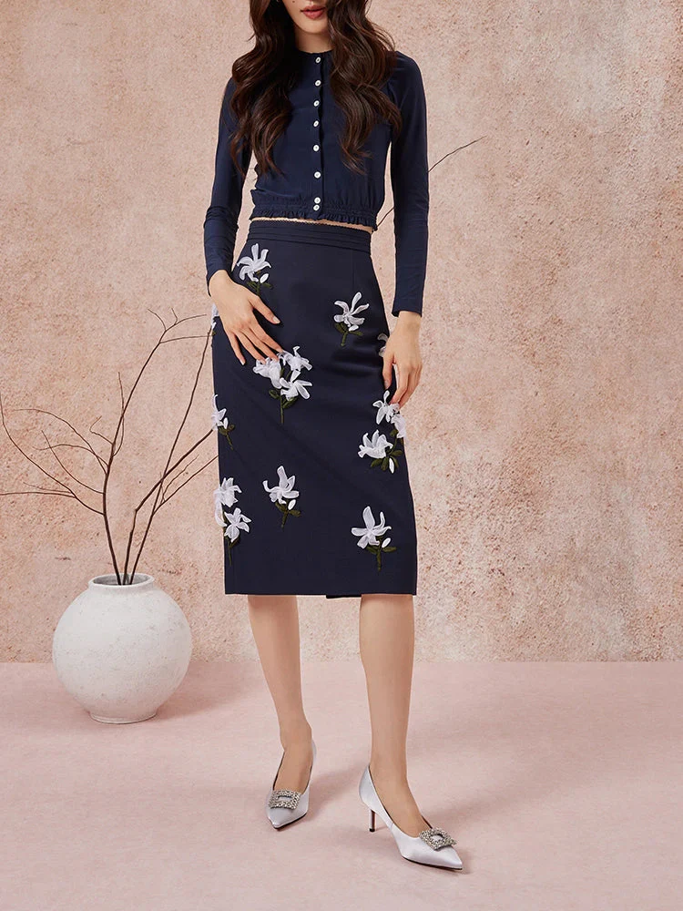 Cara Crystal Embellished Silk Heels - Image 11