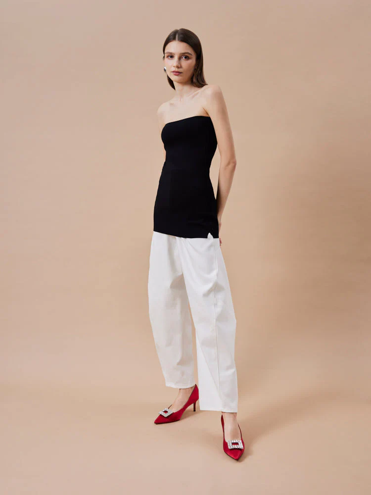 Cara Crystal Embellished Silk Heels - Image 5