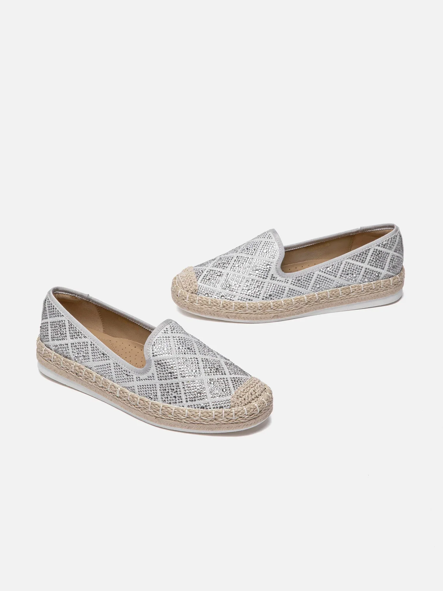 Karivyn Crystal Embroidered Espadrilles - Image 11