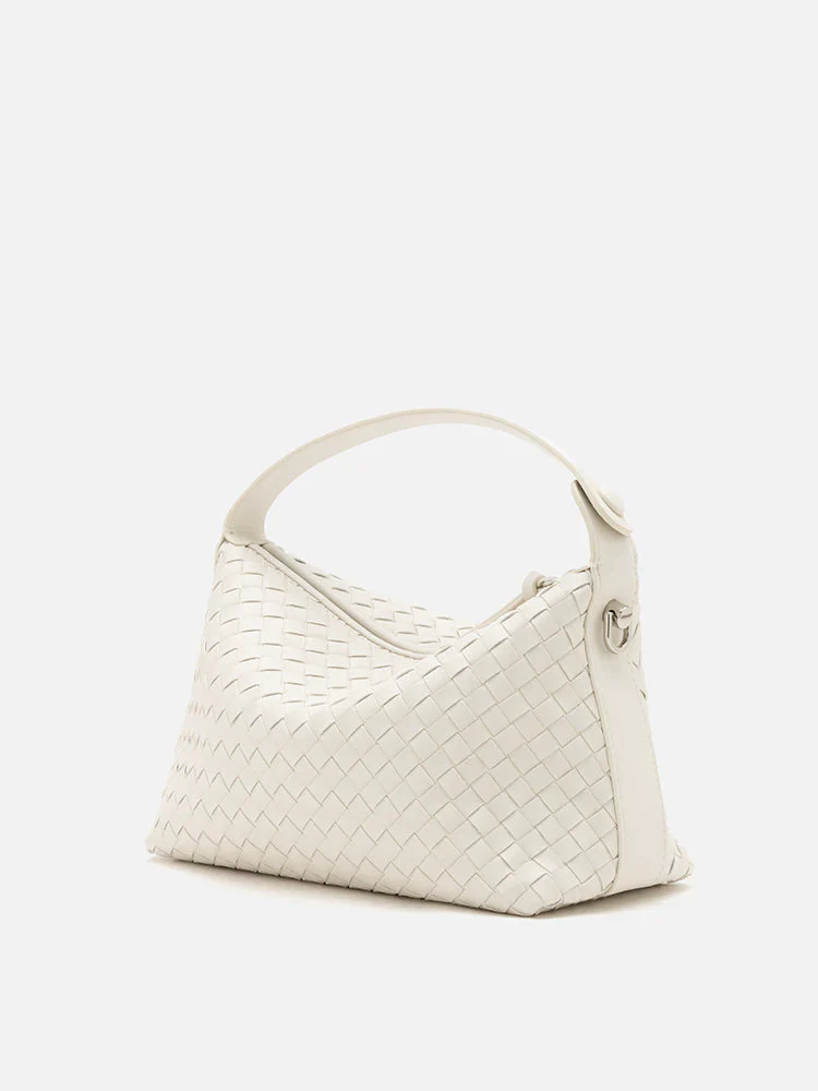 Xyla Woven Leather Bag - Image 11