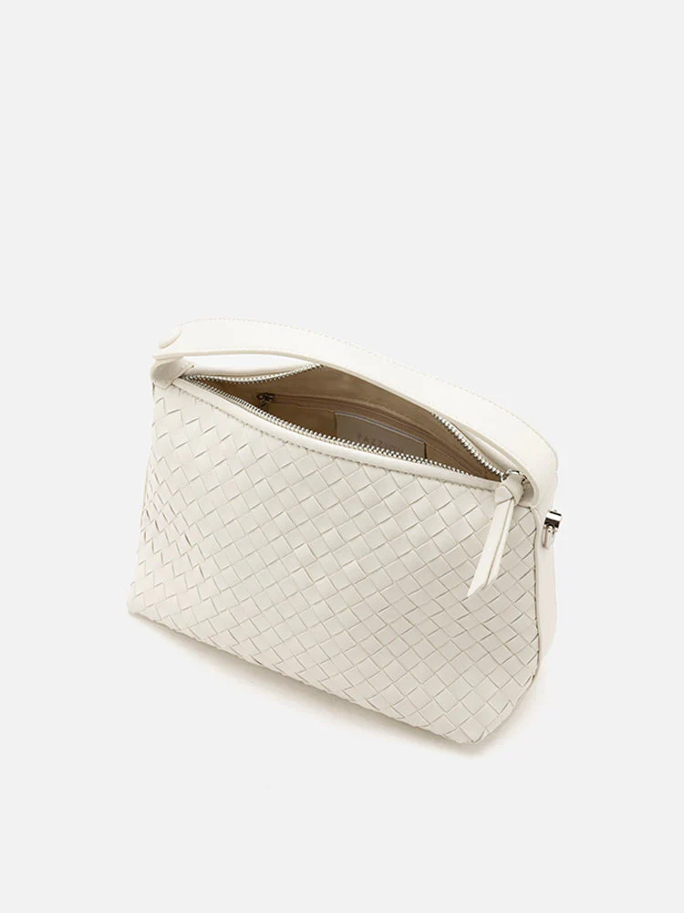 Xyla Woven Leather Bag - Image 14