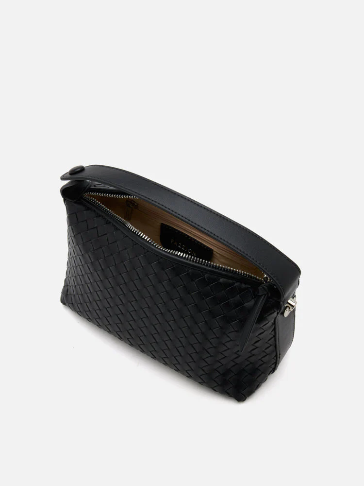 Xyla Woven Leather Bag - Image 20